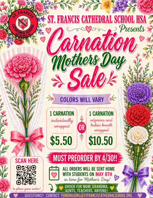 Mother's Day Carnation Sale