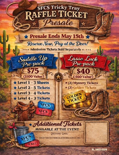 Tricky Tray Raffle Ticket Presale 2026