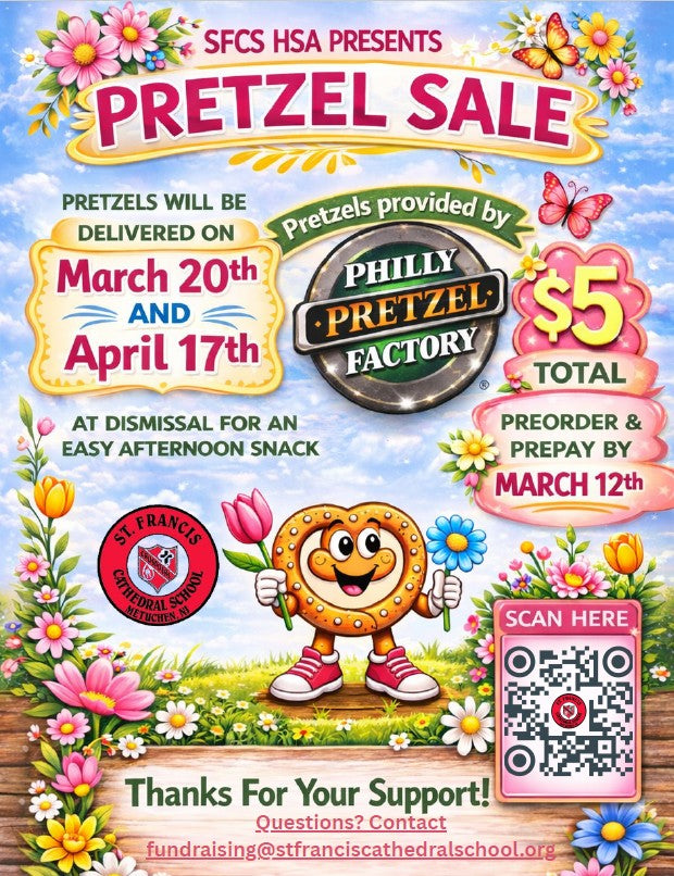 March & April Pretzel Sale