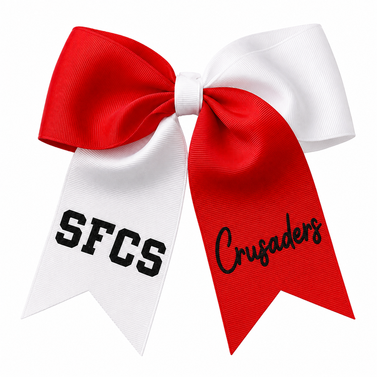Red & White SFCS Bow