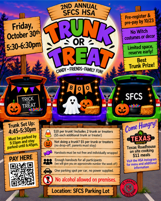 SFCS HSA Trunk or Treat
